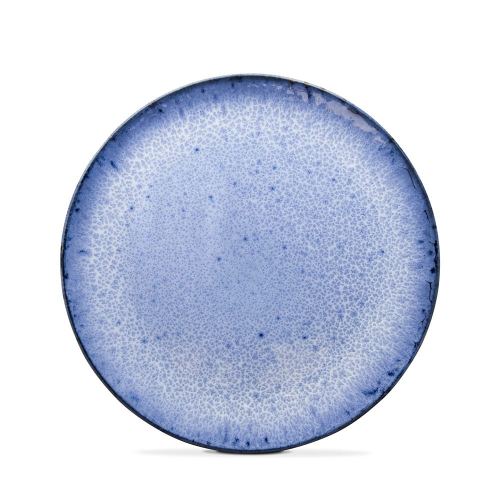 Blue Dinner Plates - Amazonia Blue - Handmade Ceramics - Blue Portuguese Dinnerware