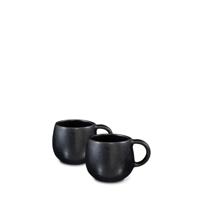 espresso cups black