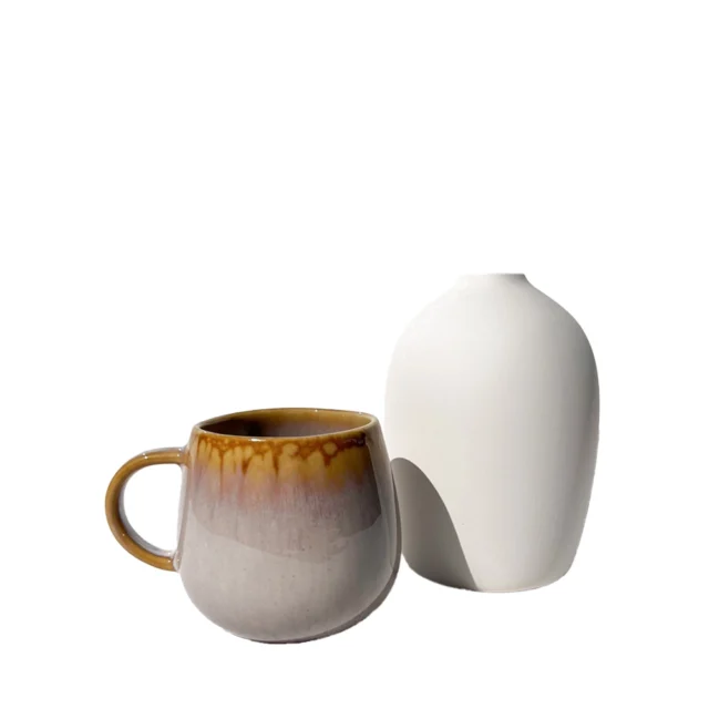 amazonia cream mug & vase blanc